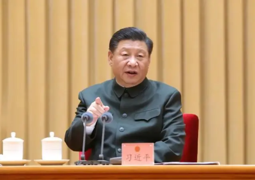 2021年3月9日下午，中共中央总书记、国家主席、中央军委主席习近平出席十三届全国人大四次会议解放军和武警部队代表团全体会议并发表重要讲话。
