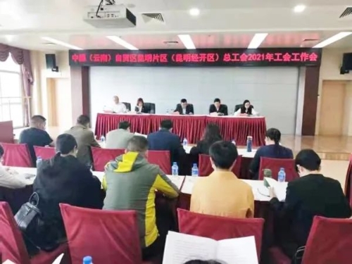 中国（云南）自由贸易试验区昆明片区（昆明经开区）总工会召2021年工会工作会
